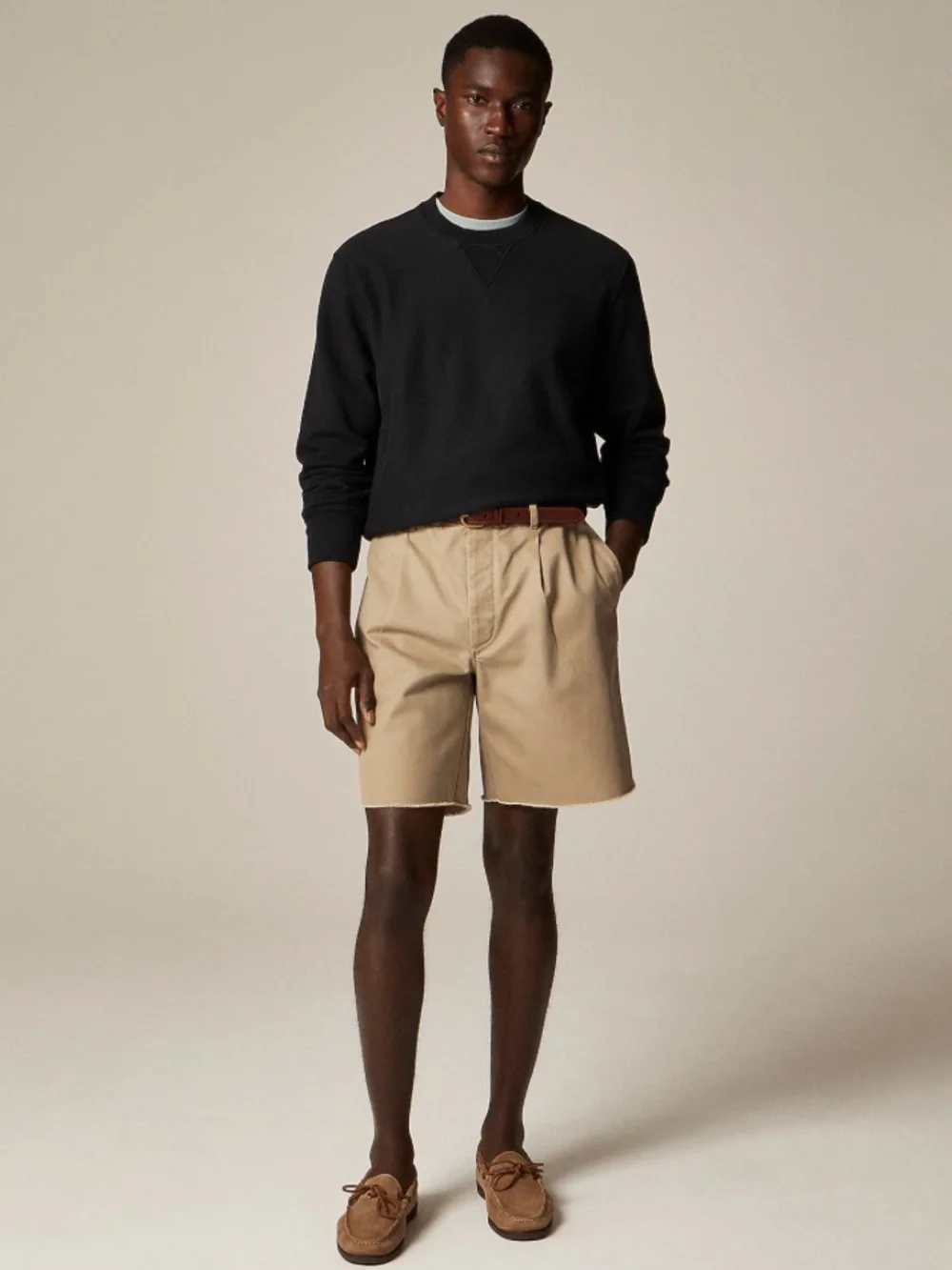 J. Crew Heritage 14 oz. fleece sweatshirt - Navy
